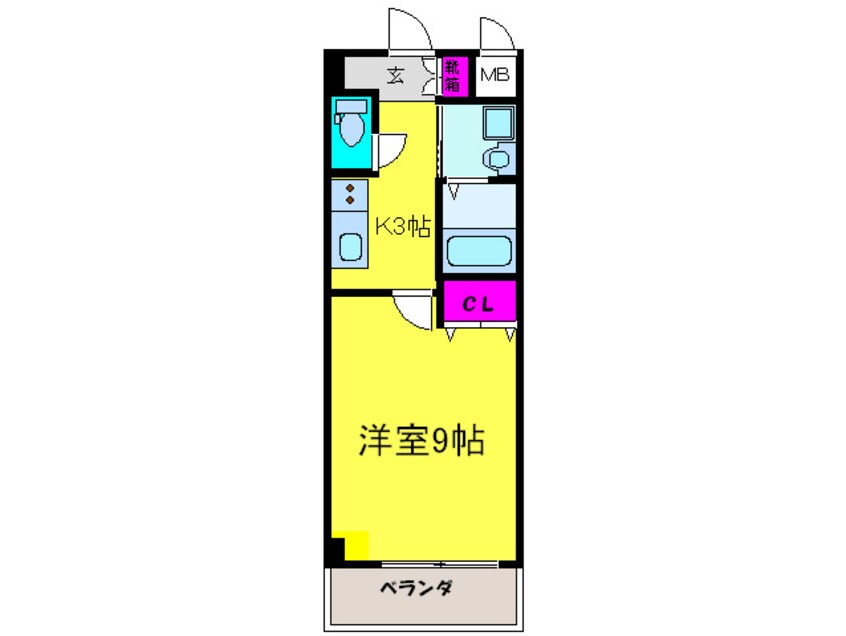 間取図 サザンクレスト堺