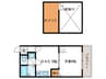 シャルレ５番館 1DKの間取り