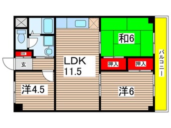 間取図 シティハイツ武庫之荘