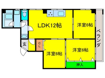 間取図 センチュリ－プラザ