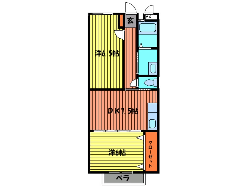 間取図 白芳荘２８号館