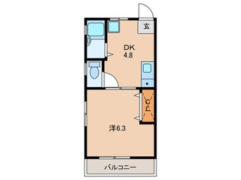 間取図 ザ・ラフェーネ新長田
