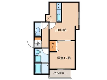 間取図 Ｋｅｙビレッジ東鳴尾