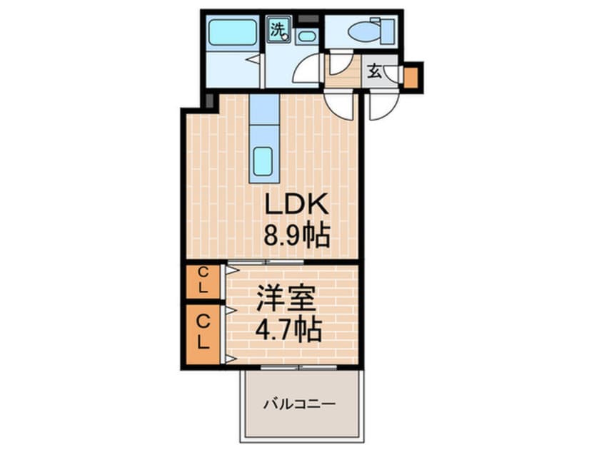 間取図 Ｋｅｙビレッジ東鳴尾