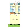 Ritz新今里 1Kの間取り