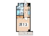 Ritz新今里 1Kの間取り