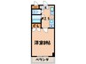 プラネット城陽 1Kの間取り