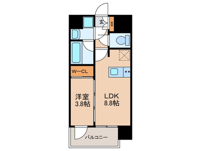 間取り図 シーズンフラッツ中崎