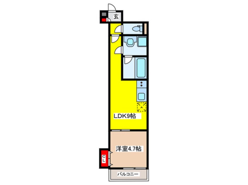 間取図 クレアール菱屋東