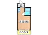 エムロ－ド新森 1Rの間取り