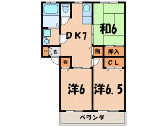 間取図 ファミーユ桃園