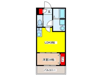 間取図 ジーメゾン鳥居アヴェニエ