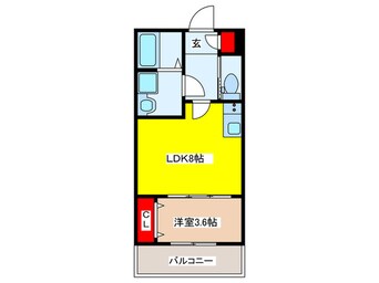 間取図 ジーメゾン鳥居アヴェニエ