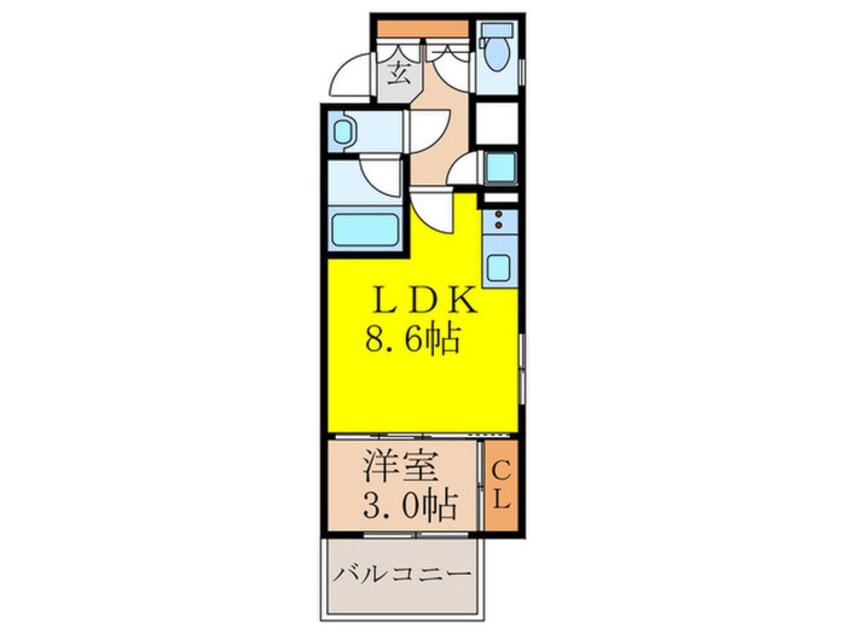 間取図 SERENiTE新大阪