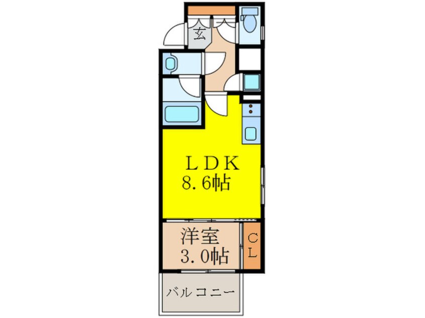 間取図 SERENiTE新大阪