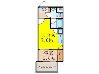 間取図 SERENiTE新大阪