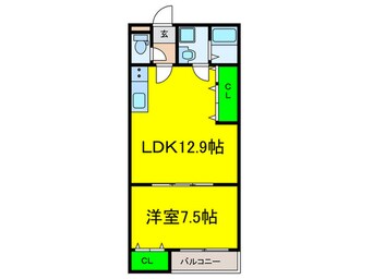 間取図 仮)リレックス鳳中町