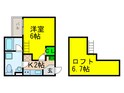 クラスティーネ帝塚山東の間取図