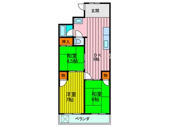 間取図 田中第二マンション