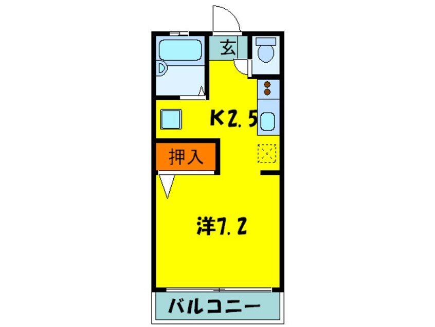 間取図 カネマスロイヤルコ－トＢ棟