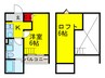 Laplace（ラプラス） 1Kの間取り