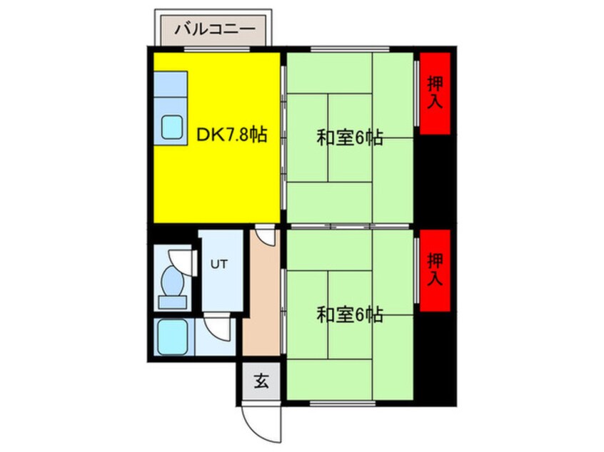 間取図 ハイム モリタ
