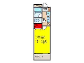 間取図 エアフォルク沢良宜