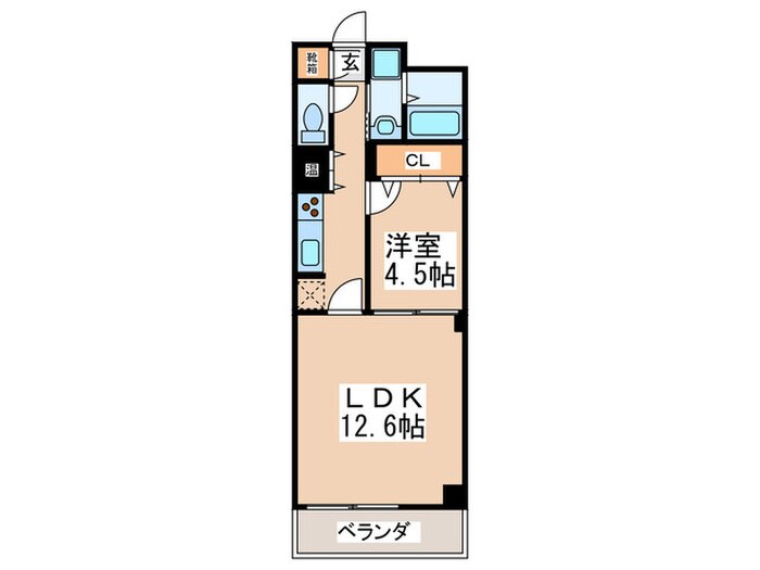 間取り図 グランピアミュ－ズ