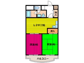 間取図 グリ－ンプラザ大宮