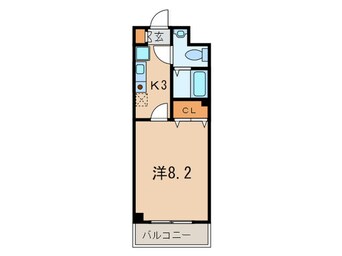 間取図 カリエンテ三宮