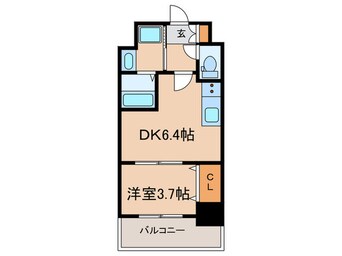 間取図 プレサンス神戸水木通ルミエス