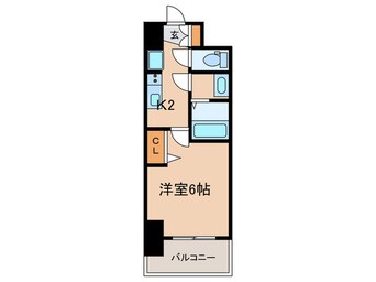 間取図 プレサンス神戸水木通ルミエス