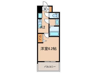 間取図 プレサンス神戸水木通ルミエス
