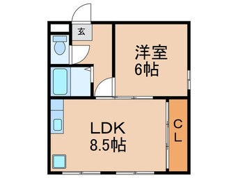 間取図 ナニワビル