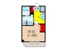 PARK HILLS 池田 Lien 1Kの間取り