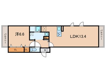 間取図 DｰROOM天神　B棟