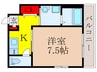 モレス・ヴィラ池田 1Kの間取り