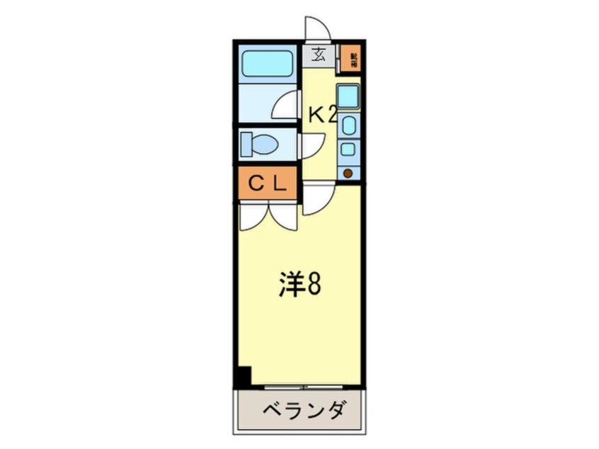 間取図 ベルシャイン西宮