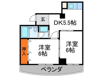 間取図 サンビラ大手前