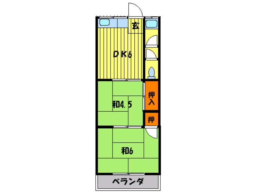 間取図 吉川マンション