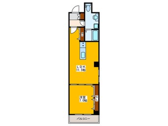 間取図 Oblio porta UEMATIDAI