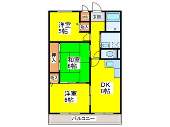 間取図 シャトレＫＴ