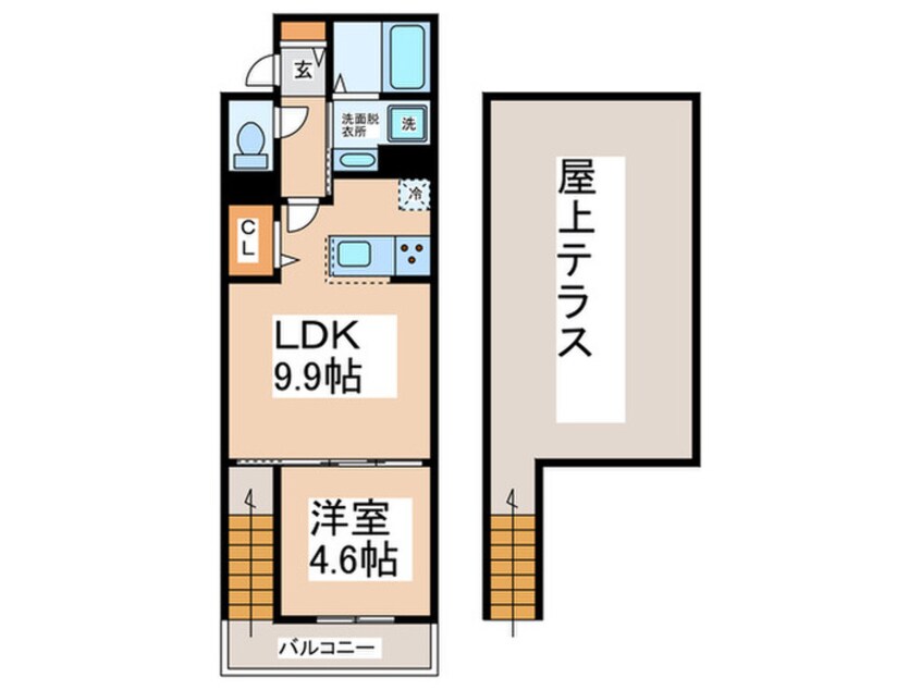 間取図 ファイブスターレジデンス岸和田