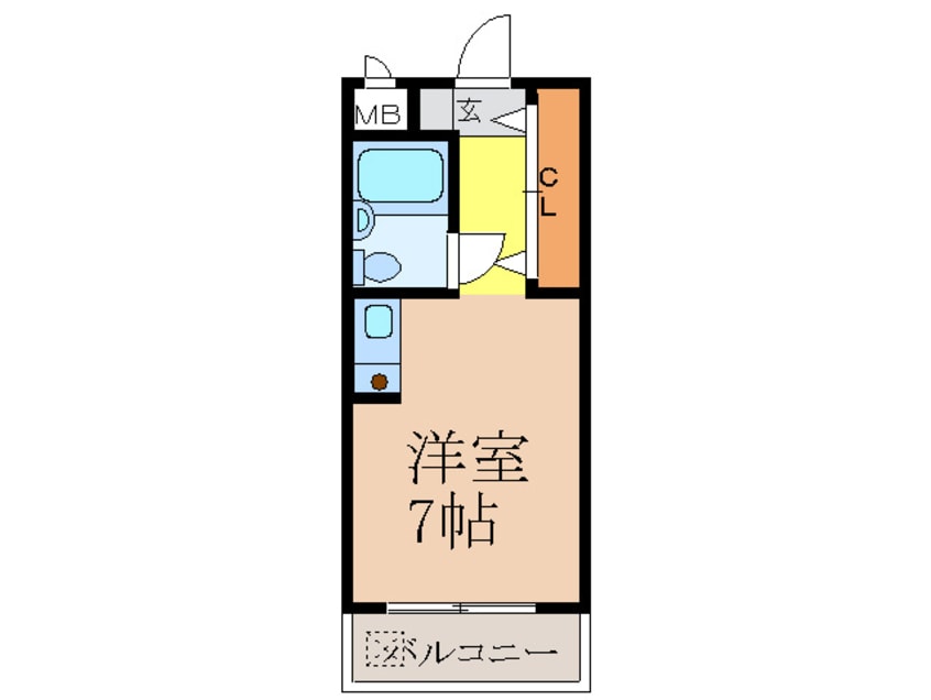 間取図 ハイツ衣笠