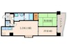 パラシオ西洞院 2LDKの間取り