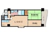 パラシオ西洞院 2LDKの間取り