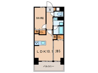 間取図 ATKﾚｼﾞﾃﾞﾝｽなにわ橋