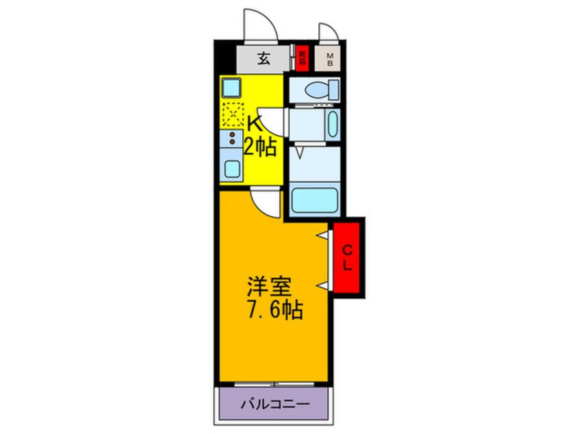 間取図 Luxe布施北Ⅰ