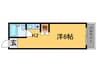パインフィールド北白川 1Kの間取り