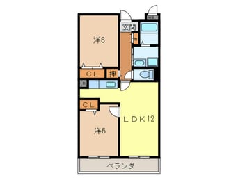 間取図 ささお弐番館